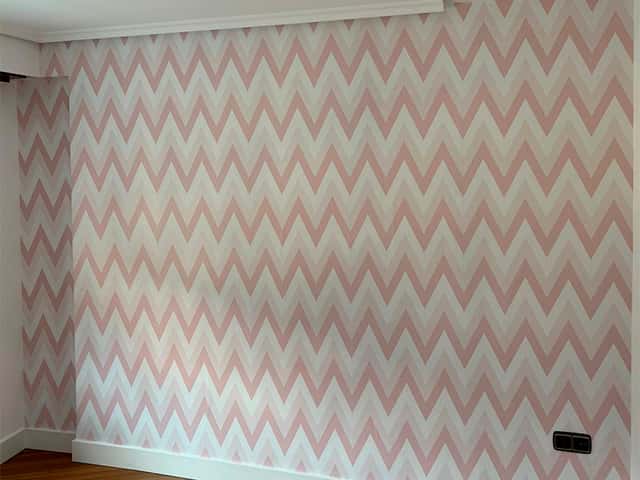 Vinilo decorativo con molduras